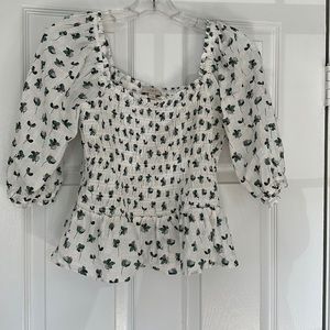 Loft peplum top